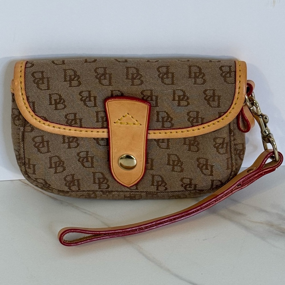 Dooney & Bourke Brown Wristlet